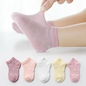 Achat en vrac aux années chaussettes pour enfants printemps été bébé garçons filles coton maille respirant mince doux mignon chaussettes enfants - Product Image 1