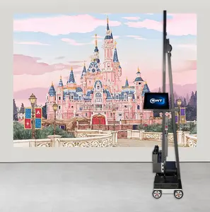 Geloof Achtergrond Murale 3d Effect Automatische Verticale UV-Muur Printer
