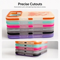 Coque de téléphone légère effet seconde peau C0464 pour iPhone 17 Air 16 15 14 13 12 11 Pro Max 18 – Housse de protection colorée