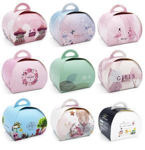 Embalaje de pastel con corte láser, cajas de mariposa de sirena de jungla para regalo de feliz cumpleaños, dulces, <span class=keywords><strong>Chocolate</strong></span> - Product Image 3