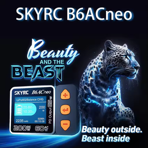 Chargeur de batterie intelligent multifonctionnel double alimentation SKYRC B6ACneo pour drones RC DC200W 30V AC60W 240V XT60 10A - Product Image 2