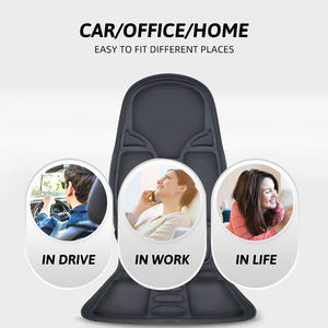 Masajeador de asiento de coche de uso doméstico con vibración de cadera y cintura y colchón de cojín de masaje de calefacción - Product Image 4