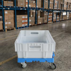 قفص دجاج بلاستيكي قابل للطي مربح صندوق نقل الدجاج/السمان/تركيا للبيع - Product Image 5