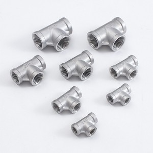 Stainless Steel 304 316 Compression Fitting Tapered Thread Straight Pipe Fitting ASTM Standard 300 Series Round Section - Product Image 1