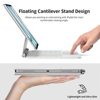 Clavier Magique en Promotion avec Trackpad Multi-Touch et Rétroéclairage 7 Couleurs pour iPad 10ème Génération 10.9 2022 et iPad 11 A16 2025