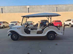 Street Legal Vintage Retro Electric Golf Cart Road <b>Antique</b> Sightseeing Classic Car Adult 6-14 Seats 30-40km/h Factory Direct - Product Image 3