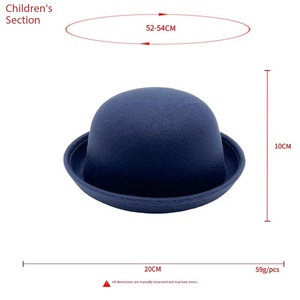 Chapeau melon Nanya bleu marine unisexe, style à carreaux, bord incurvé, pour tour de tête 48-50 cm, idéal pour l'hiver, les voyages et les tenues décontractées - Product Image 6