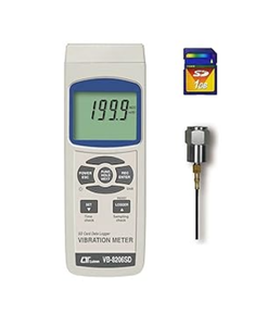 Medidor de vibraciones VB-8206SD, registrador de datos portátil en tiempo real, medidor de vibraciones tipo registrador para uso industrial - Product Image 3