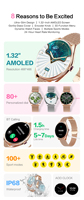 Montre connectée ultra-fine VL60 Pro pour femmes avec bouton rotatif, cadran dynamique féminin, suivi de la santé, appels Bluetooth