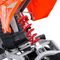 Moto électrique pour enfants XFY 36V 12 pouces, batterie au lithium 300W, jantes en alliage d'aluminium, frein à disque, cadre entièrement antichoc