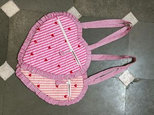 New Heart Shaped Quilted Multicolored Handle Handbags Customized Soft Cotton Fabric Women's <b>Tote</b> Bag Autumn Spring Summer Zipper - Product Image 6