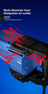 <span class=keywords><strong>Dongcheng</strong></span> Large Electric 65/95 Piqueta <span class=keywords><strong>Martillo</strong></span> de alta potencia de grado industrial para taladros de demolición de un solo uso - Product Image 6