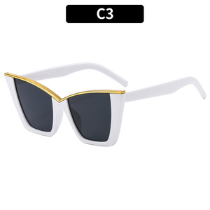 18212 hợp thời trang bán buôn lớn kính mặt trời phụ nữ Shades cổ điển tùy chỉnh thiết kế thương hiệu Cat Eye Women Sunglasses - Product Image 3