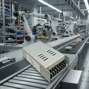 Industrial AC to DC <b>Switching</b> Power Supply Unit Metal Casing Reliable Voltage Source for Automation Systems - Product Image 1