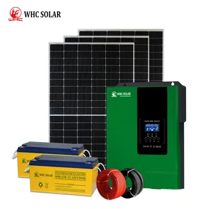 Paneles Solares ערכת בית שמש כוח מערכת 5.5KW Off רשת 3.5KW שמש כוח מערכת