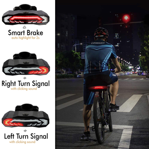 Actory-luz trasera para bicicleta con control remoto, luz antirrobo recargable, venta directa - Product Image 2