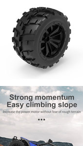 Có thể sạc lại Off Road Racing RC xe hợp kim kim loại cơ thể đài phát thanh điều khiển xe tải với Led Đèn Pha gồ ghề tất cả các địa hình thiết kế cho trẻ em - Product Image 6