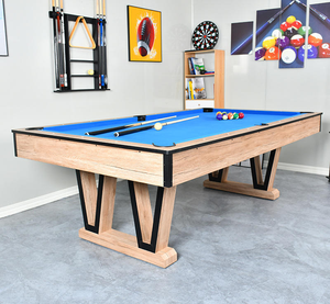 <span class=keywords><strong>Table</strong></span> de <span class=keywords><strong>billard</strong></span> et de salle à <span class=keywords><strong>manger</strong></span> en MDF de 7 pieds et 8 pieds avec deux en un, <span class=keywords><strong>table</strong></span> de <span class=keywords><strong>billard</strong></span> élégante, style américain, 9 boules - Product Image 2