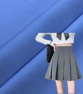 준비된 상품 직조 트윌 폴리에스터 비스코스 80/20 230gsm 고품질 고급 색상 견뢰도 친환경 의류용 원단 - Product Image 1