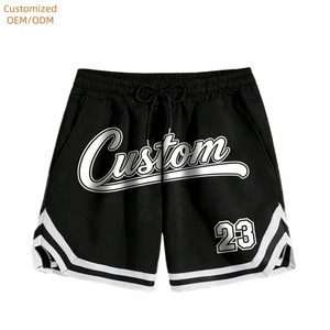 Shorts de basket-ball en maille à séchage rapide avec logo personnalisé, shorts de basket-ball respirants pour hommes - Product Image 1