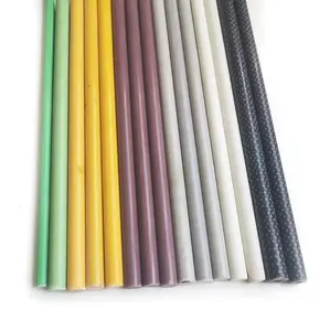 Fiberglass Good Quality 6.9mm To 25mm Frp Rod Fiberglass Poles GFRP Stakes For Road Marker/tent Poles/garden Stakes