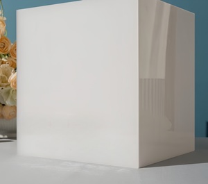 Scatola Portacarte di Auguri Personalizzata in Acrilico Bianco con Testo in Lamina, Cassetta per Ricevimenti con Serratura e Chiave, Porta Soldi e Assegni - Product Image 6
