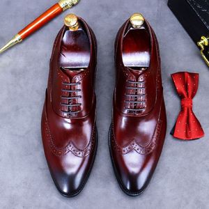 Zapatos de Cuero para Hombre, Estilo Británico, con Grabados, de Lujo, Personalizables, para Comercio Exterior, 2026 - Product Image 2