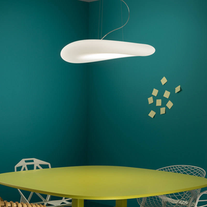 <span class=keywords><strong>Lampadario</strong></span> a Ciambella Bianco di Design Italiano <span class=keywords><strong>per</strong></span> Soggiorno, Hotel, Sala da Pranzo e Camera da Letto - Product Image 2
