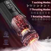 Masturbador Automático para Hombres, Máquina de Succión Oral y Vaginal, Vibrador de Pene, Juguete Sexual para Hombres, Copa de Masturbación, Vagina de Bolsillo