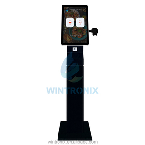 21.5 inch tương tác tự dịch vụ thanh toán <span class=keywords><strong>kiosk</strong></span> 10 điểm cảm ứng điện dung màn hình SDK tự đặt hàng máy cho nhà hàng - Product Image 1