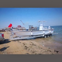 Remorque de bateau robuste sur mesure à trois essieux en aluminium galvanisé de 10 mètres