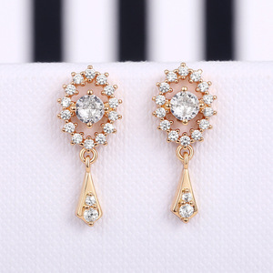 Elegant Tassel Drop Earrings for Women Sparkling Stone Dangle Earrings Daily Party Fashion Jewelry - Product Image 6