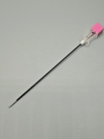 Aiguille de ponction spinale jetable en acier inoxydable certifiée CE, canule à bout arrondi de 50 mm pour anesthésie, noire, 18G, Classe III, en éthylène