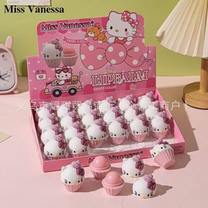 Оптовая продажа подарочных коробок для бальзама для губ в форме торта с персонажами KT Cat, Yugui Dog, Kuloti из ПЭ-материала для промоакций - Product Image 3