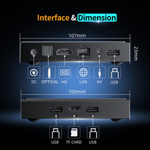 ממיר טלוויזיה S905y5 למסחר חוץ, אנדרואיד 14, ממיר חכם, נגן רשת 4K, ממיר טלוויזיה עם פקודות קוליות - Product Image 3