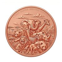 Offre Spéciale : Pièce de Monnaie Jeton de Défi Ronde en Cuivre de 40 mm, Motif Animal Ours Spirituel en Relief, Couleurs Fantaisie, Idéale pour Cadeau