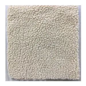 Material der Mantel jacke Hersteller Polyester faser 8mm 9mm Kamel Borg Sherpa Lammfell Stoff