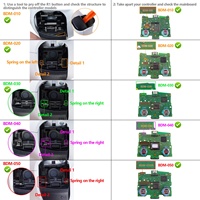 Pour les accessoires de la manette PS5-Coque et housse à dégagement rapide pour manette de jeu PS5