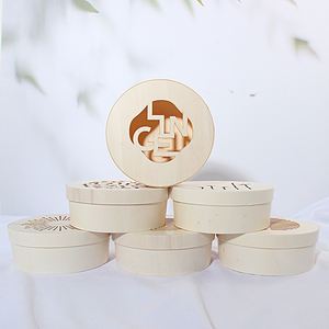 Scatola di legno rotonda scatola di formaggio in legno scatola di caramelle paglia di legno direttamente in vendita - Product Image 5