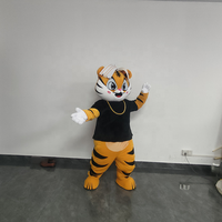 Costumes de mascotte de tigre de dessin animé personnalisés pour adultes unisexe pour fête d'Halloween
