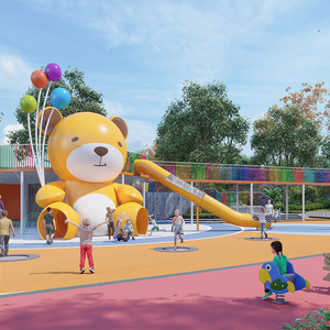 Fabricante de Equipos de Juegos Infantiles de Acero Inoxidable de la Marca COWBOY, Diseño Espacial y Tecnológico, para Exteriores y Jardines de Infancia - Product Image 2