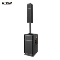 Double subwoofer 12 pouces 3*5 pouces Haut-parleur gamme complète Home Cinéma Système de son KTV avec microphones Hi-Res UFH