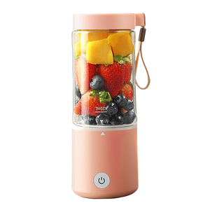 Cangkir Jus Sayuran Segar Mini Portabel <span class=keywords><strong>Blender</strong></span> Juicer Es <span class=keywords><strong>Blender</strong></span> Penghancur Tanpa Kabel Cangkir Plastik Juicer - Product Image 2