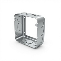 Boîtier de jonction carré en métal galvanisé Hangshuo EB262, pour conduite électrique, instruments électroniques, autres applications IP