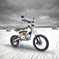 Moto Cross/Tout-Terrain Légère Tout-Terrain 125cc/140cc à Essence avec Moteur 4 Temps Électrique sans Balais pour Adultes et Enfants, pour la Conduite Hors-Route