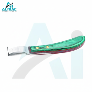 ALMAC Diseños personalizados Farrier HOOF Cuchillo Derecho Izquierdo Doble cara Cuchillos estrechos Cuchillas Enquine Tools CE - Product Image 1