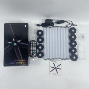 Modern DIY APP & Voice Control Smart <b>Light</b> <b>Bar</b> <b>LED</b> RGB Dimmable Wall Lamp for Music Room or Living Room - Product Image 5
