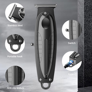 Tondeuse électrique professionnelle en acier inoxydable, rasoir à batterie, salon de coiffure spécial <span class=keywords><strong>pompadour</strong></span>, vente en gros - Product Image 3