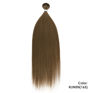 Extensions de cheveux synthétiques lisses et soyeux de 30 pouces, fibre haute température, double trame, sans perte ni nœuds, marque <span class=keywords><strong>Rebecca</strong></span> - Product Image 1