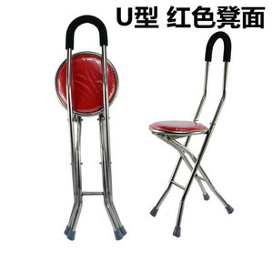 Elderly walking stick <b>stool</b>, foldable walking stick <b>stool</b>, stainless steel walking stick <b>stool</b>, wholesale in bulk for the - Product Image 4